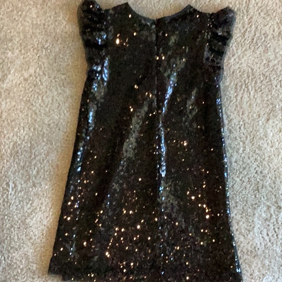 Tahari Black Sequin Kids Formal Dress, Size 6 - Picture 2 of 6